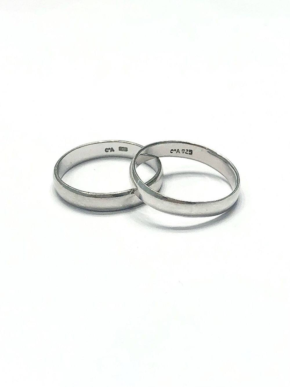 Château d´Argent sterling silver 925 band rings  - Size 8 d’Argent
